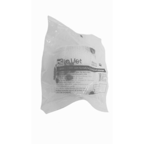 Atadura La Vet 5cm Branca C/ Patinhas TKL Imp. Atadura La Vet 5cm Branca C/ Patinhas TKL Imp.